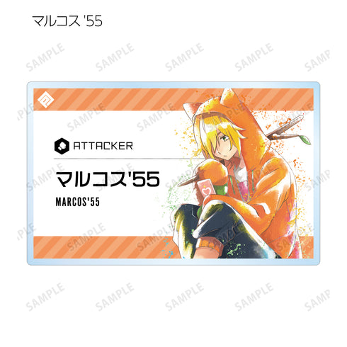 『#コンパス 戦闘摂理解析システム』トレーディング Ani-Art aqua label アクリルネームプレート ver.C(全9種) BOX